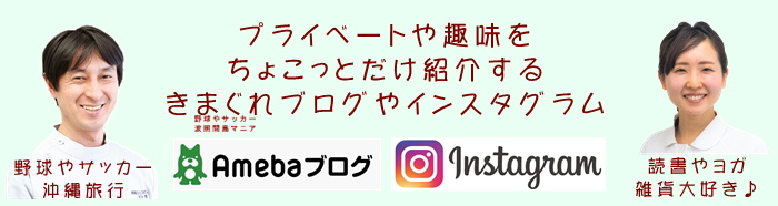 湘南ひらつか整体院の公式SNS（ブログやインスタグラム）