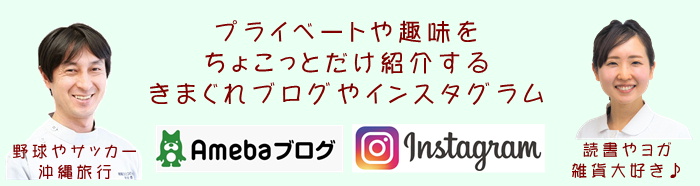 湘南ひらつか整体院の公式SNS（ブログやインスタグラム）